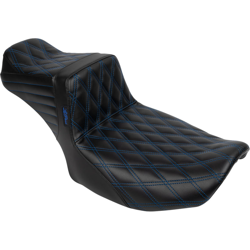 Le Pera Asiento extendido Tailwhip 2-Up Daddy Long Legs para Harley