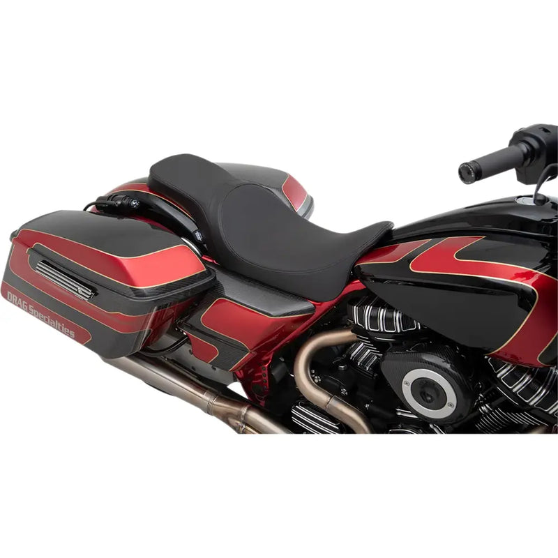 Drag Specialties Asiento Predator 2-Up para Harley