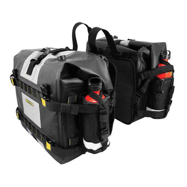 Nelson Rigg Juego de alforjas impermeables para motocicleta Hurricane 56L