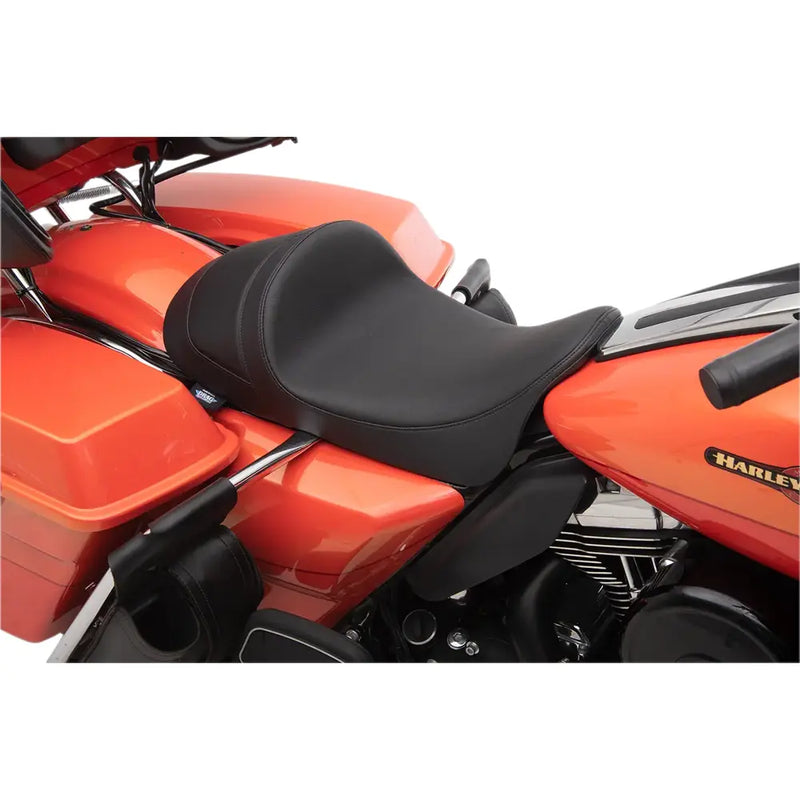 Drag Specialties Asiento solo delantero de perfil bajo EZ-ON para Harley 