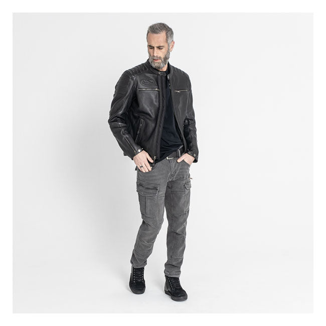 Chaqueta de moto de piel John Doe Storm