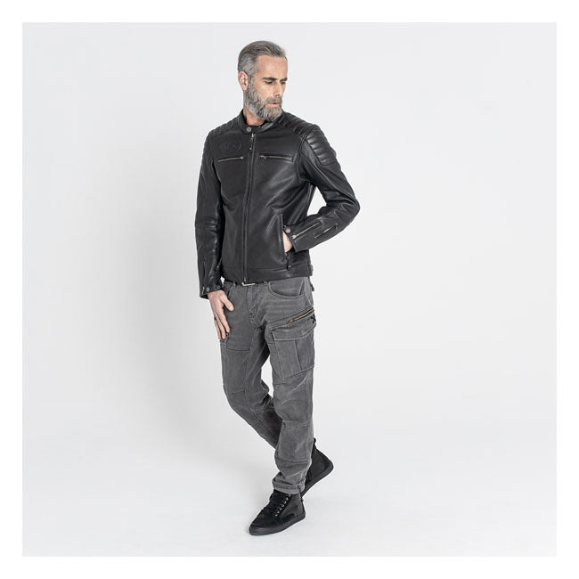 Chaqueta de moto de piel John Doe Storm
