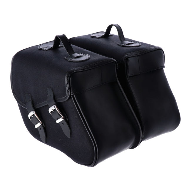 Longride Juego de alforjas para motocicleta Heritage 23L Click-On