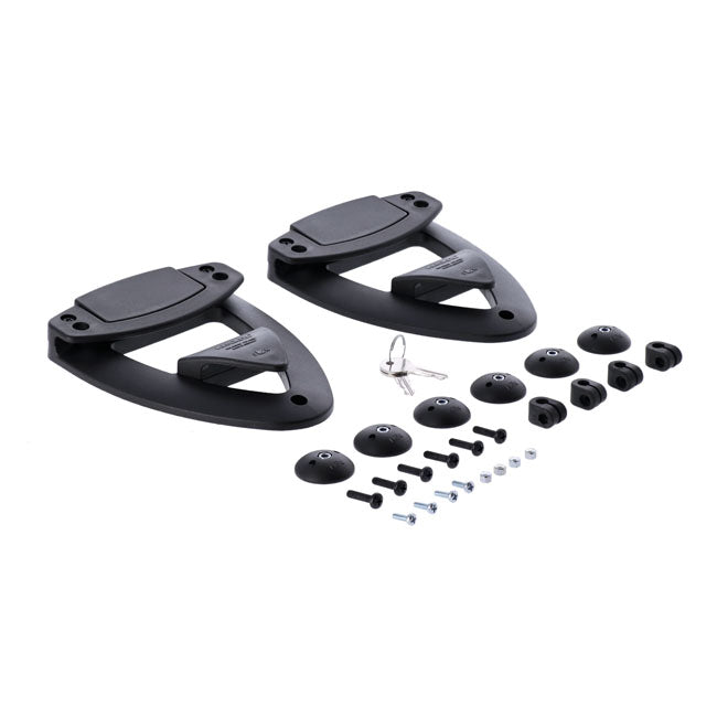 Longride Juego de alforjas para motocicleta Heritage 23L Click-On