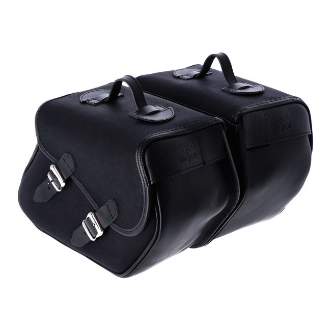 Longride Juego de alforjas para motocicleta Heritage 23L Click-On