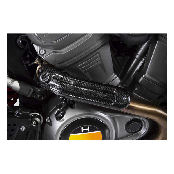 Zard Pan Am Carbon Header Heat Shield para Harley