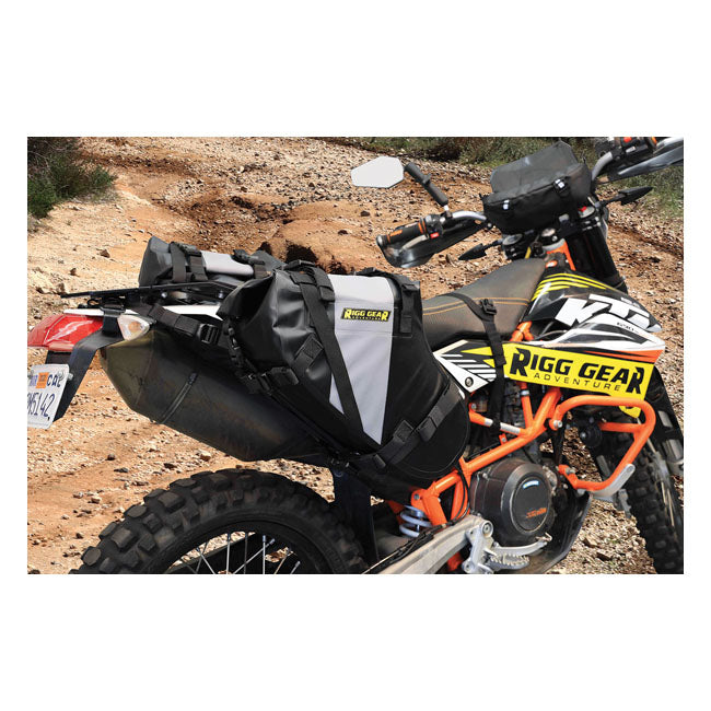 Nelson Rigg Juego de alforjas impermeables Hurricane Dual Sport 28L para motocicleta