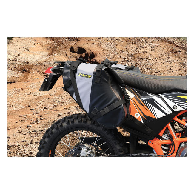 Nelson Rigg Juego de alforjas impermeables Hurricane Dual Sport 28L para motocicleta