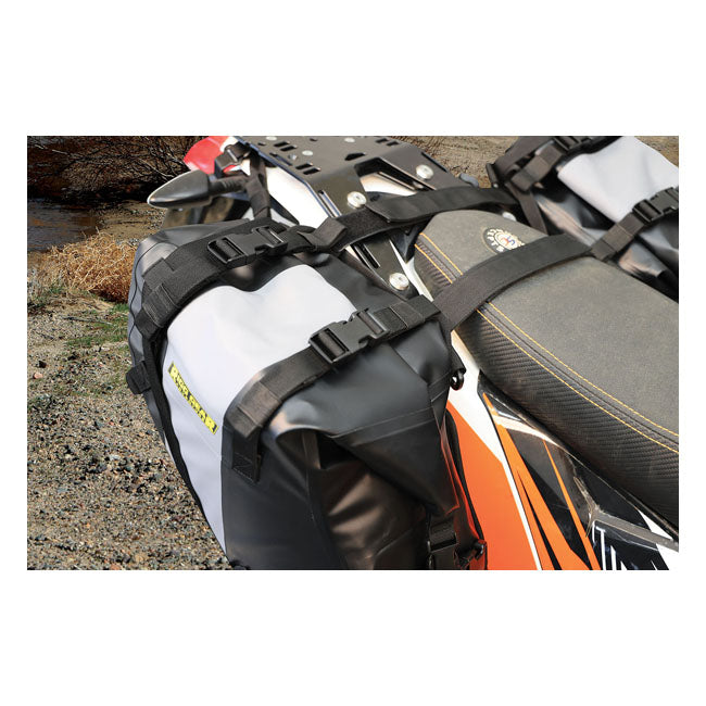 Nelson Rigg Juego de alforjas impermeables Hurricane Dual Sport 28L para motocicleta