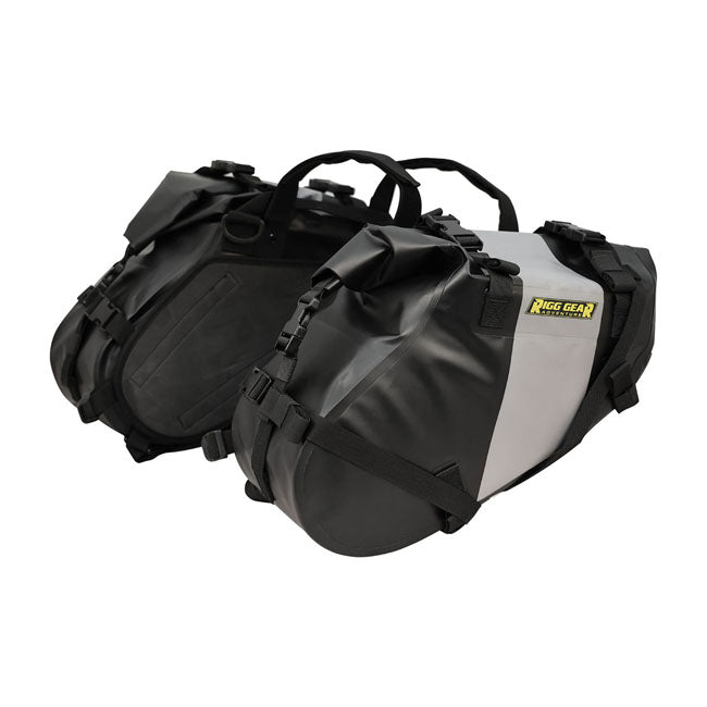 Nelson Rigg Juego de alforjas impermeables Hurricane Dual Sport 28L para motocicleta