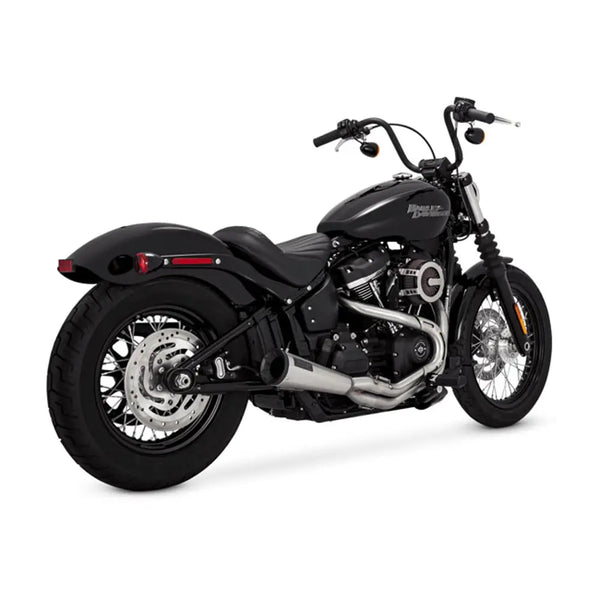 Vance & Hines Tubo de escape de acero inoxidable 2 en 1 para Harley