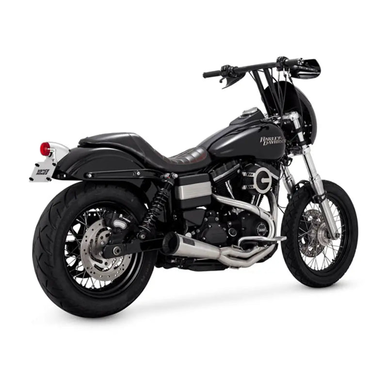 Vance & Hines Tubo de escape de acero inoxidable 2 en 1 para Harley