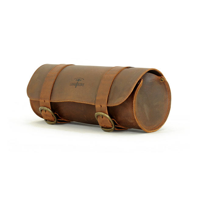 Longride Bolsa de herramientas de cuero para motocicleta