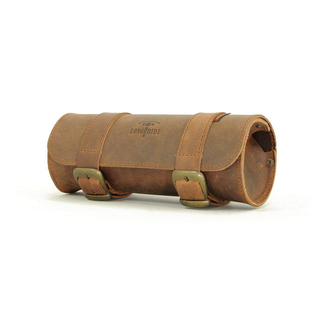 Longride Bolsa de herramientas de cuero para motocicleta