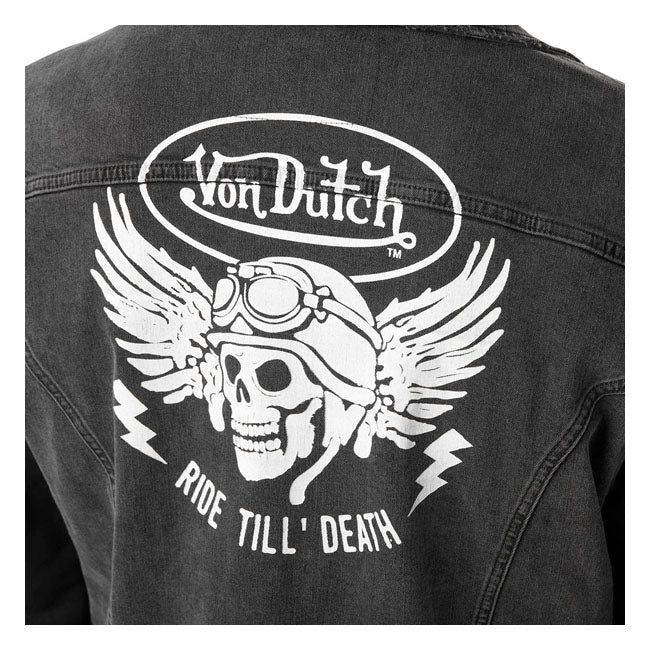 Von Dutch Chaqueta vaquera negra