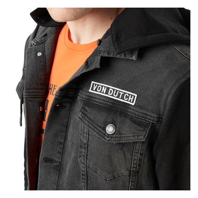Von Dutch Chaqueta vaquera negra