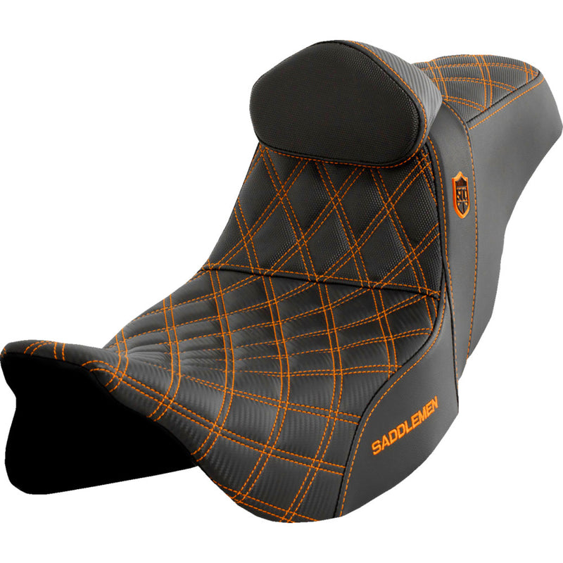 Saddlemen Asiento Pro SDC Performance Gripper Lattice Stitch para Harley