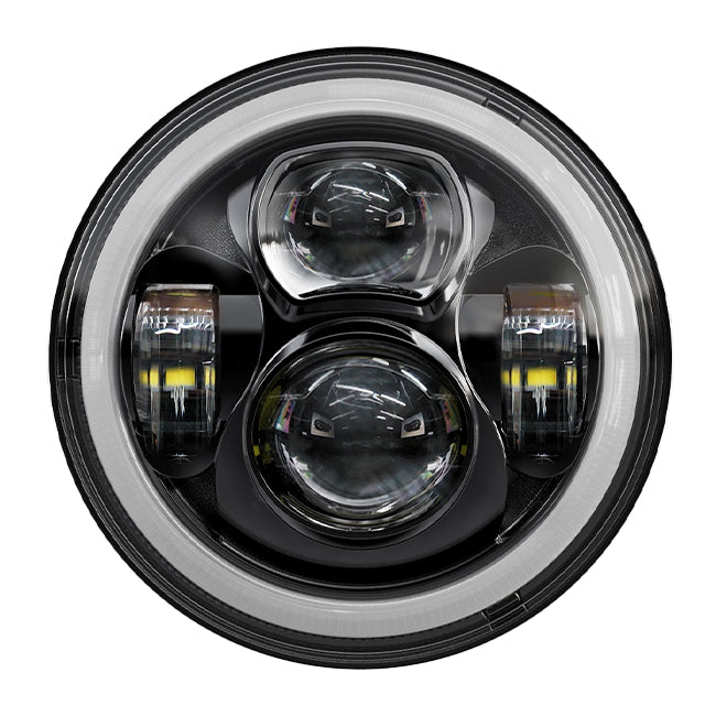 SMP Beam Dominator 7" Motocicleta LED Faro Inserto