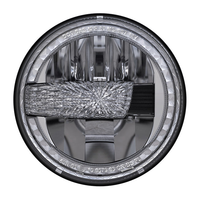 SMP Beam Shaker 7" Motocicleta LED Faro Insertar