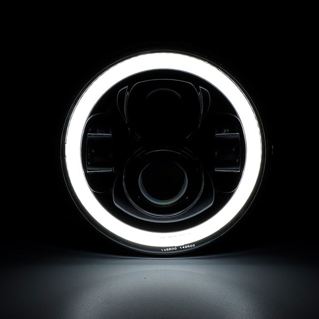 SMP Beam Dominator 7" Motocicleta LED Faro Inserto