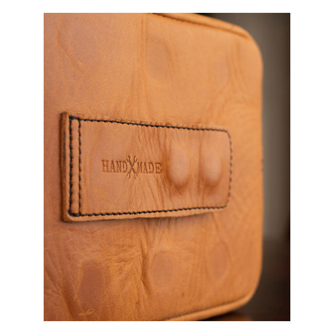 Bolsa para depósito de moto Trip Machine Vintage Leather 1,3 l
