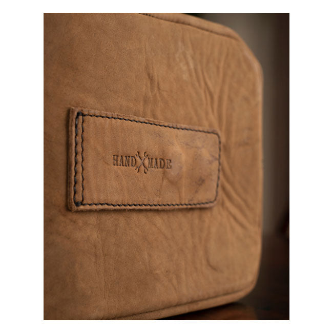 Bolsa para depósito de moto Trip Machine Vintage Leather 1,3 l