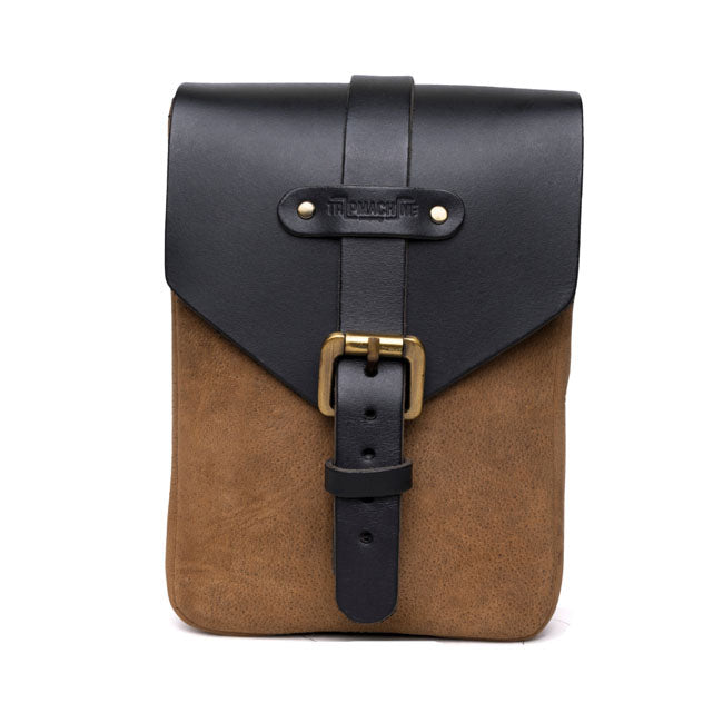 Bolsa para depósito de moto Trip Machine Vintage Leather 1,3 l