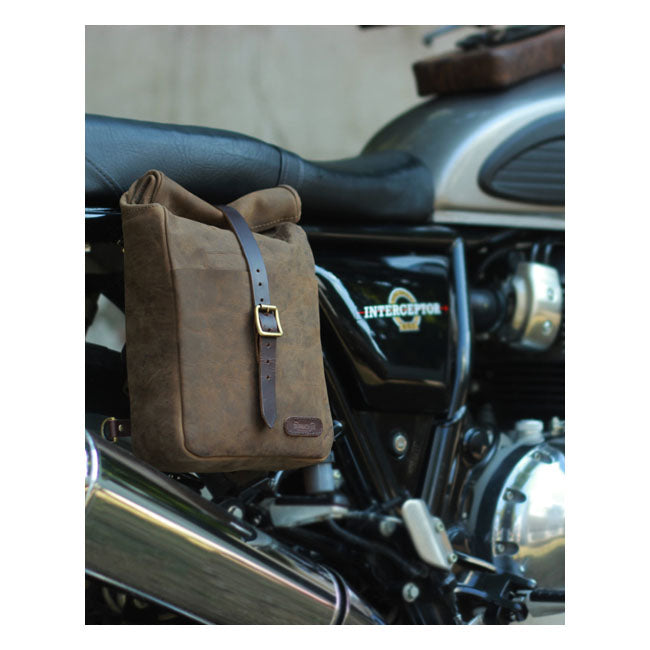 Trip Machine Vintage Leather 3.3L Bolsa de motocicleta / Bolso de hombro
