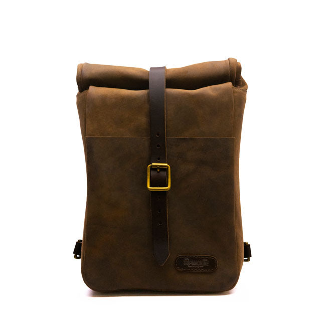 Trip Machine Vintage Leather 3.3L Bolsa de motocicleta / Bolso de hombro