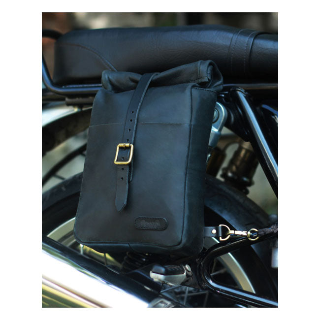 Trip Machine Vintage Leather 3.3L Bolsa de motocicleta / Bolso de hombro