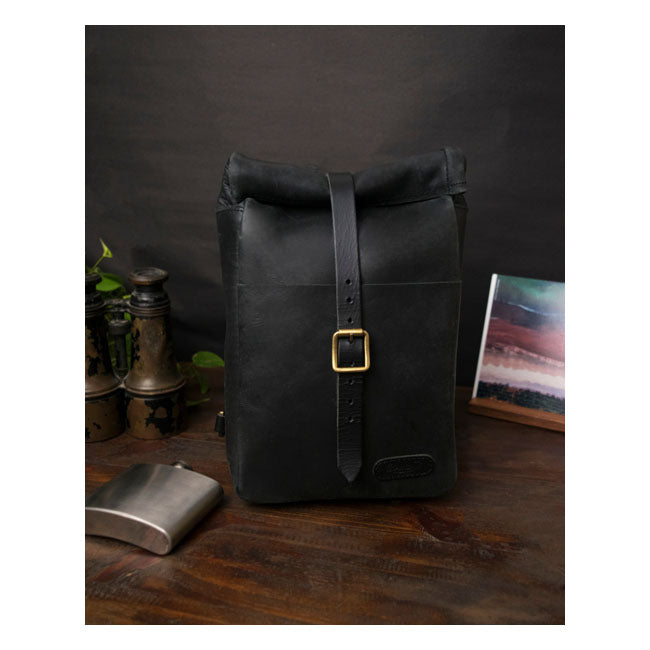 Trip Machine Vintage Leather 3.3L Bolsa de motocicleta / Bolso de hombro