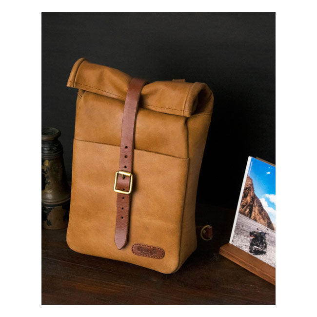 Trip Machine Vintage Leather 3.3L Bolsa de motocicleta / Bolso de hombro
