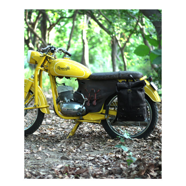 Trip Machine Vintage Leather 15L Alforja / Mochila para motocicleta
