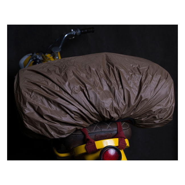 Bolsa de viaje vintage de cuero militar para motocicleta Trip Machine