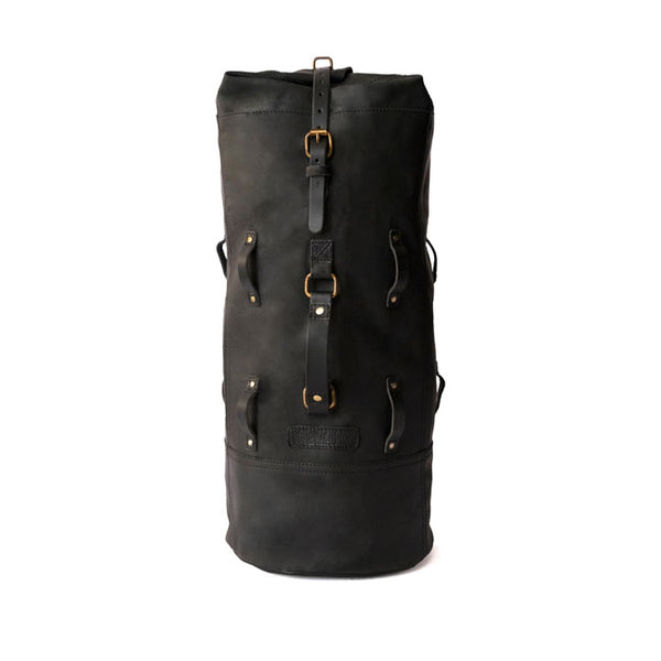 Bolsa de viaje vintage de cuero militar para motocicleta Trip Machine