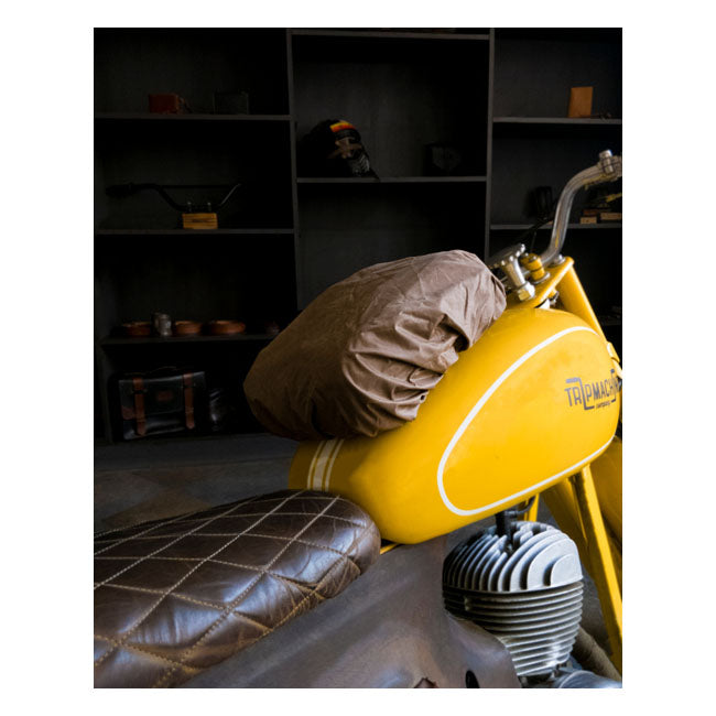 Trip Machine Vintage Leather 4.4L Bolsa para depósito/colilla de motocicleta