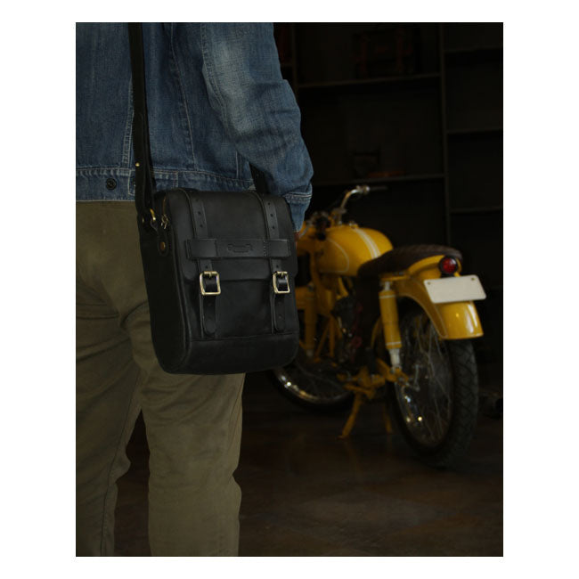 Trip Machine Vintage Leather 4.4L Bolsa para depósito/colilla de motocicleta