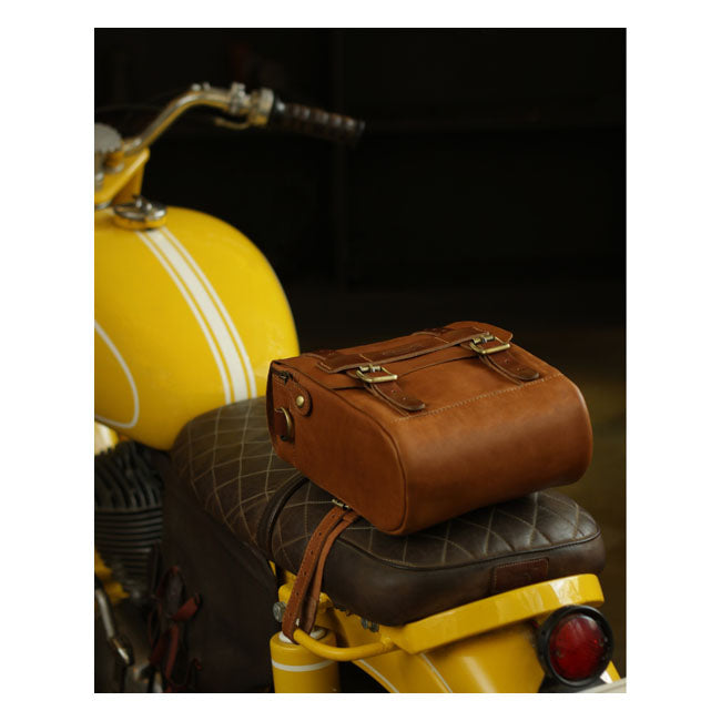 Trip Machine Vintage Leather 4.4L Bolsa para depósito/colilla de motocicleta