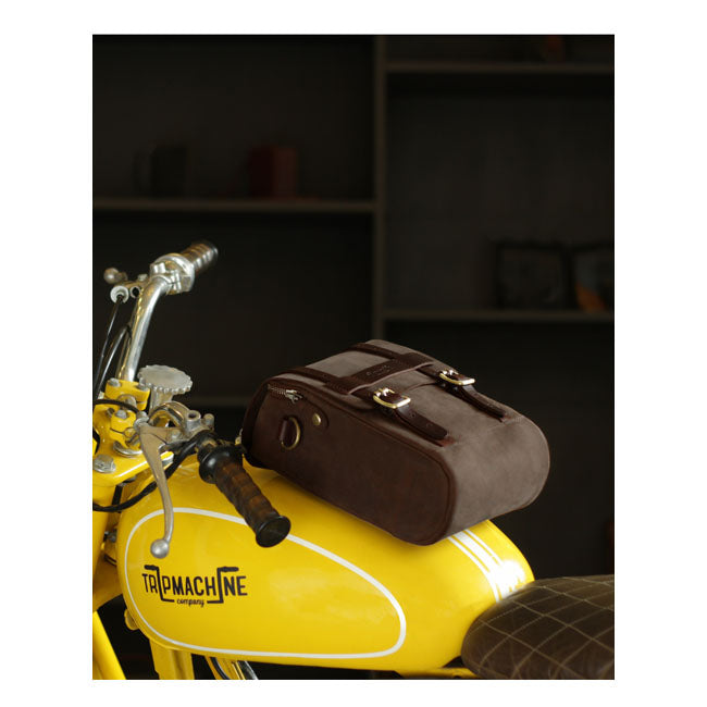 Trip Machine Vintage Leather 4.4L Bolsa para depósito/colilla de motocicleta