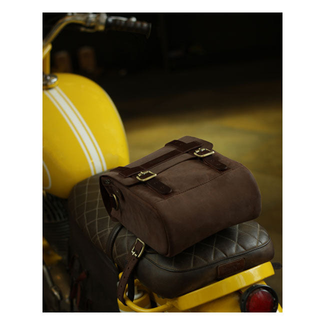 Trip Machine Vintage Leather 4.4L Bolsa para depósito/colilla de motocicleta