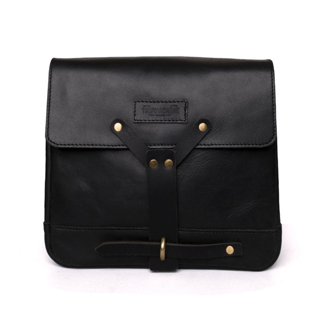 Bolso mensajero de cuero vintage para motocicleta Trip Machine