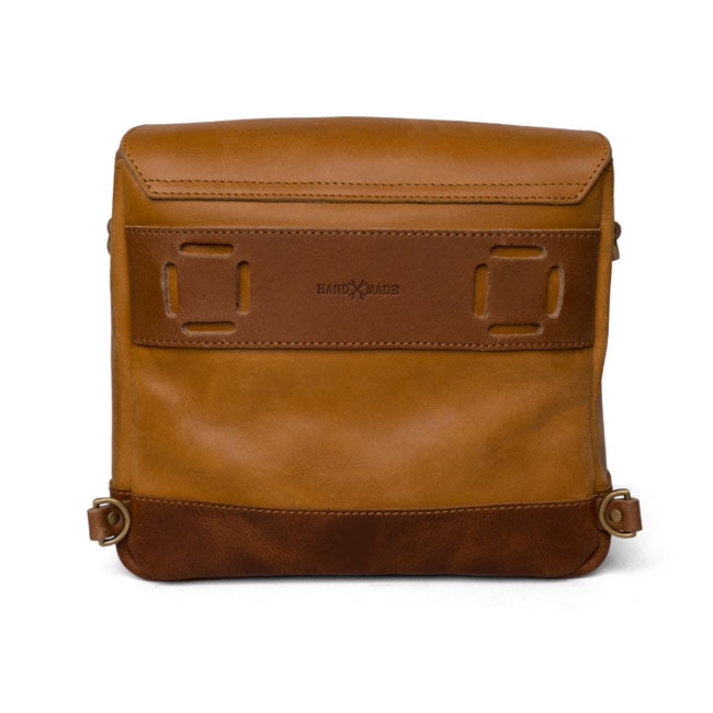 Bolso mensajero de cuero vintage para motocicleta Trip Machine