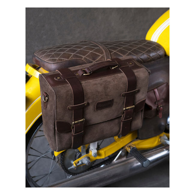 Alforja para motocicleta Trip Machine Vintage Leather Warrior