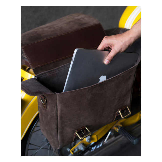 Alforja para motocicleta Trip Machine Vintage Leather Warrior