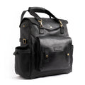 Trip Machine Vintage Leather Outlander Maleta lateral / mochila para motocicleta