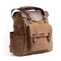 Trip Machine Vintage Leather Outlander Maleta lateral / mochila para motocicleta