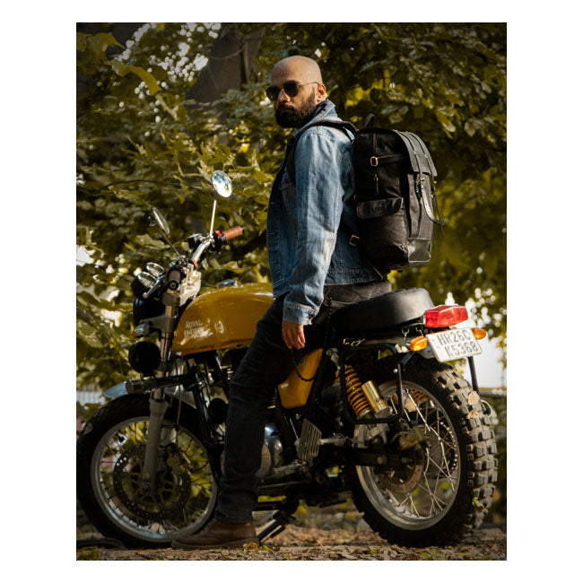 Trip Machine Vintage Rambler Bolsa de moto / Mochila