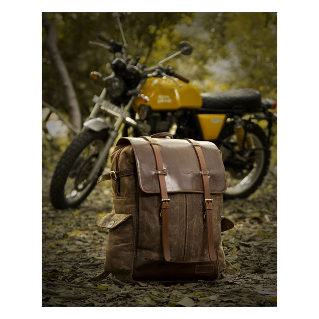 Trip Machine Vintage Rambler Bolsa de moto / Mochila