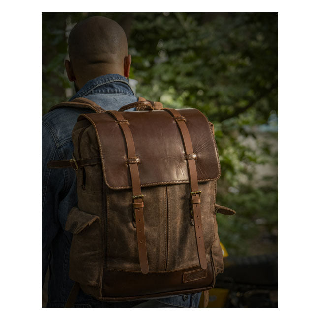 Trip Machine Vintage Rambler Bolsa de moto / Mochila