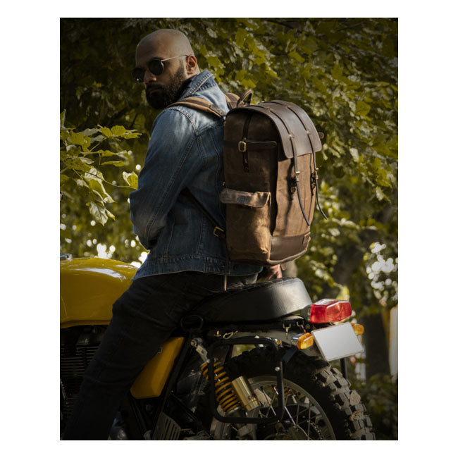 Trip Machine Vintage Rambler Bolsa de moto / Mochila